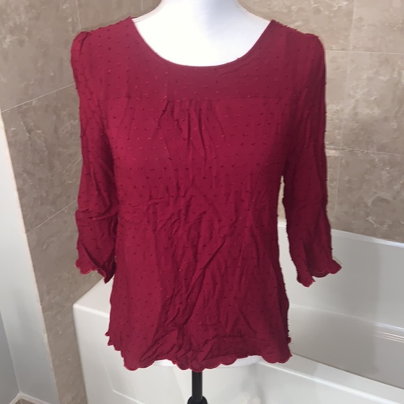 Maeve Emmeline Swiss Dot Blouse - Picture 10 of 12